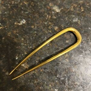 Deborah Paganini large gold hair pin